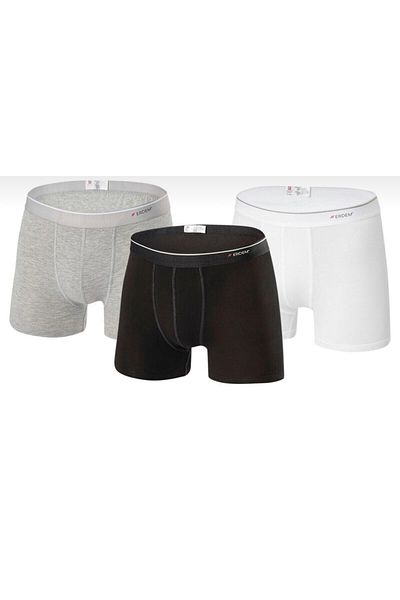 Erdem Ανδρικό Τριπλό (γκρι-άσπρο-μαύρο) Boxer L