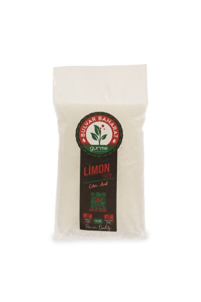 Bulvar Baharat Gurme Limon Tuzu (cıtrıc Acıd) 75 gr