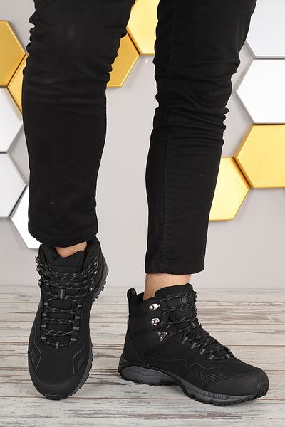 lumberjack Eagle Hi Casual Ανδρικές Μπότες Εξωτερικού Χώρου Μαύρες