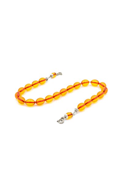 Murty99 Zaza Tesbih tăiată de orz maro portocaliu - chihlimbar pudrat, dimens...