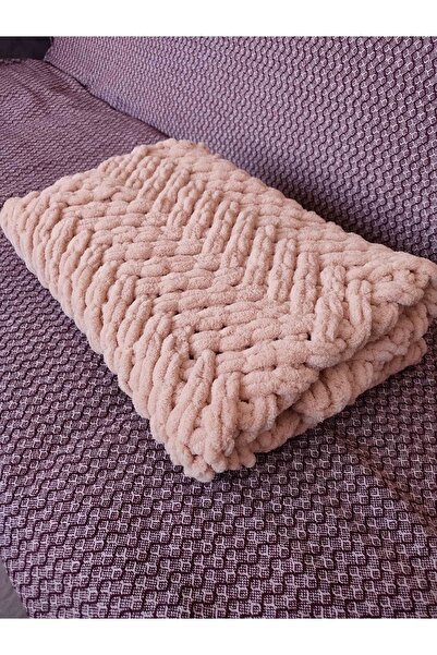 TREND El Örgüsü 90x90 cm Puffy Bebek Battaniyesi