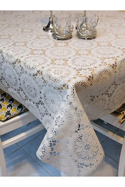 Başak Ev Tekstili Imported PVC Oilcloth - Patterned Removable Tablecloth