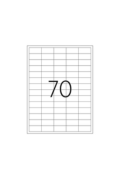 A1 Etiket A1-2270 100 A4 Sheets Laser Label 40 X 20 Mm 70 Labels in 1 A4 Sheet