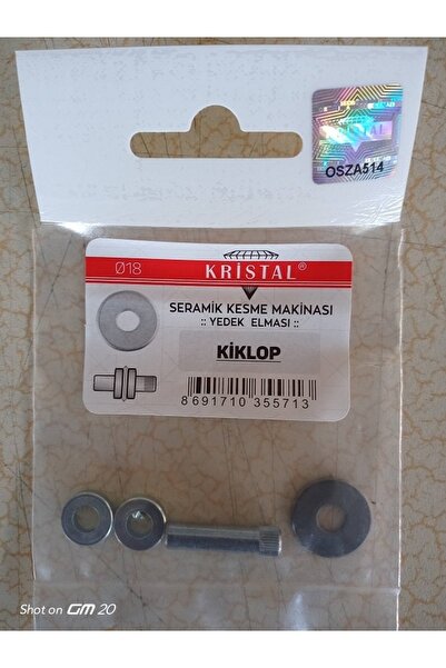 Kristal Seramik Makinesi Elması Takım (bıçak) 18 Mm