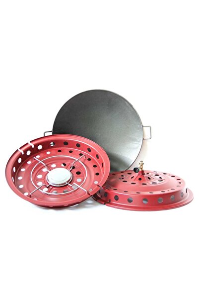 NURGAZ Süper Kombi Ocak Dar Çember Kırmızı Siyah Renkte Ng-460.Dc