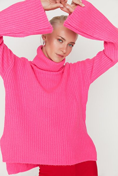 Trendyol Collection Pullover - Rosa - Oversize