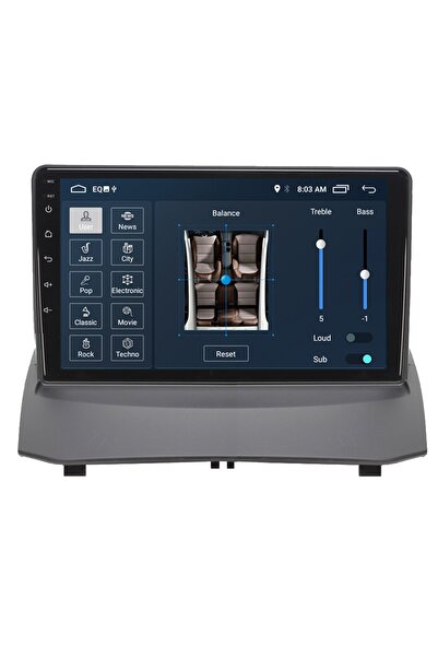 MYWAYY Ford Fiesta Android Carplay Navigasyon Multimedya Ekran Teyp 2gb Ram + 32gb Hdd