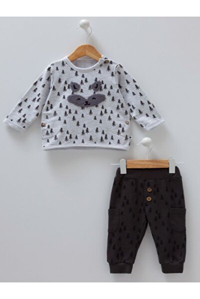 Caramell Fox Gri 2'li Takım