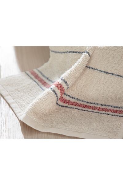 English Home Modern Lines Yıkamalı El Havlusu 30x45 Cm Bej – Bordo
