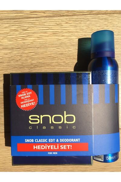 Snob Classic Edt Parfüm 100ml - 150ml Deodorant Hediyeli Set