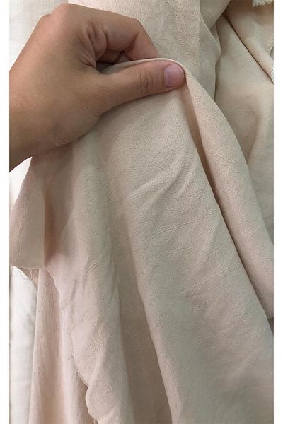 turkanlarhome Aerobin Crepe Cream Meters - για φόρεμα, Pareo, κιμονό, πουκάμισο και τουνίκ