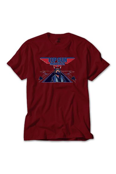 Z zepplin Top Gun Fly Red T-Shirt
