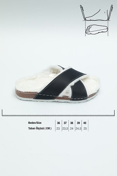 Paleng Cork Sole Winter Women's Slippers