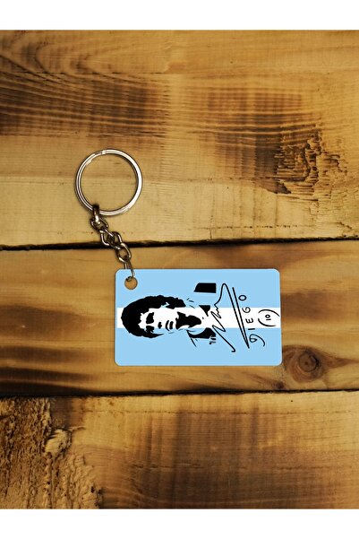 Panorama Ajans Maradona Efsane Futbolcu Arjantin Bayraklı Silüet Portre Ince ...