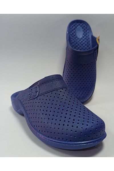 GEZER Μπλε Navy Αντιολισθητικό Πλαστικό Κλειστό Μπροστινό Μπάνιο, νιπτήρας, μπαλκόνι, βεράντα, παντόφλες κήπου