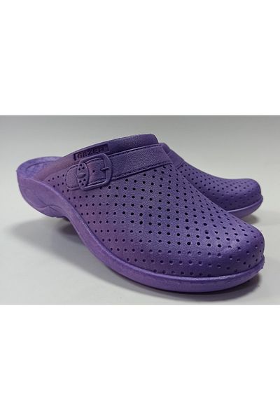 GEZER Mov, plastic anti-alunecare, baie închisă în față, chiuvetă, balcon, terasă, papuci de grădină
