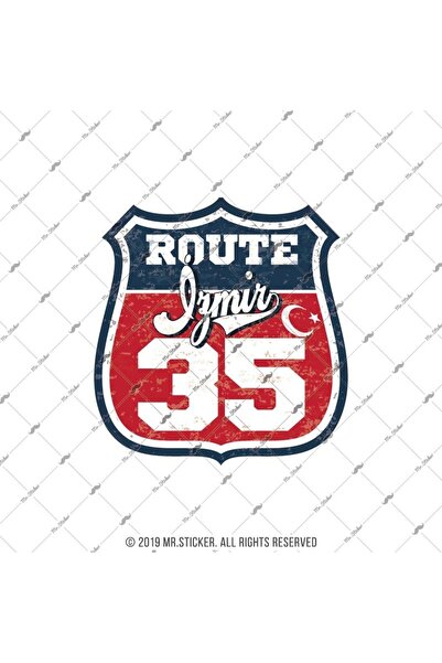 Bay Etiket Roup47 Route Izmır 35 Etiketi
