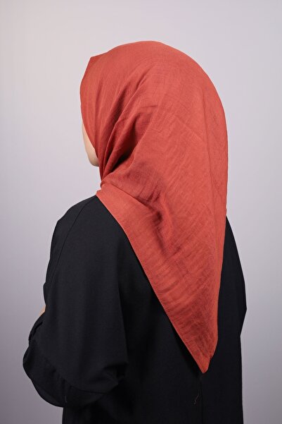 Bonjela وشاح جاز قطني بلون سادة - نمط-05 - لون-15