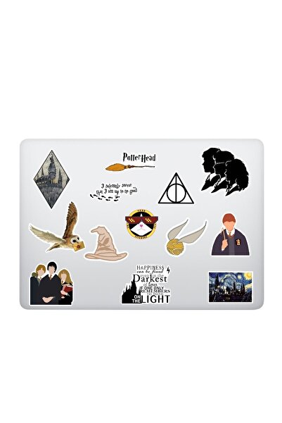 Katze Stickers Harry Potter Temalı Laptop Notebook Tablet Sticker Seti