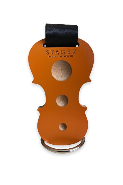 StageX Çello Pik Stopper (TURUNCU) - Pik Sabitleyici - Pik Tutucu - Cello Endpin Stoper Pin Stop