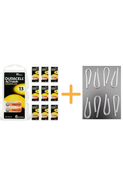 Duracell 13 No Işitme Cihazı Pili 60 Adet + Hediye Yesmed Işitme Cihazı Hortu...