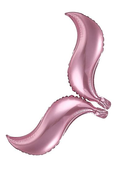 Parti dolabı Pembe Deniz Kızı Kuyruk Folyo Balon Seti 90cmx25cm