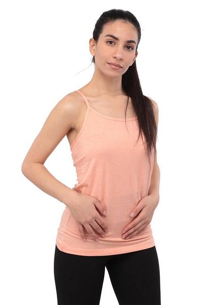 Berrak 2040 Model Bamboo Women's Undershirt - Rope Strap and Puppy