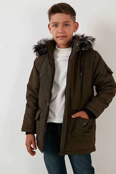 Lela Boys' Winter Coat - Plush Lined, Detachable Hood, Pockets 5760019