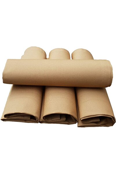 Marilyn Home Bej Rengi Kumaş Servis Peçetesi Peçete 45x45 Cm (4 ADET))