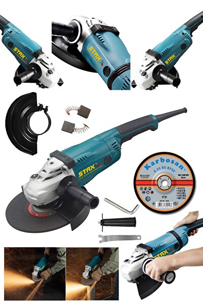 STAXX POWER Jl9040 230 Mm 2600 W Bakır Sargı Otomatik Metal Dişli Taşlama Ve ...