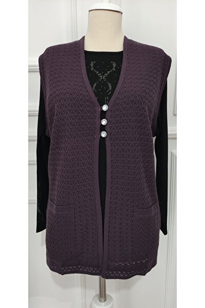 MODA Vestă subțire din tricotaj pentru femei