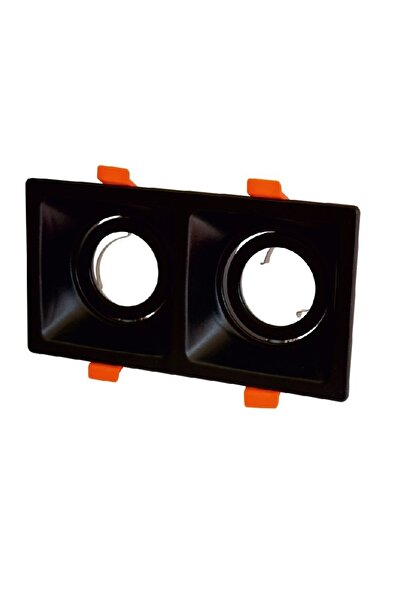 Cata Ct-5005 Puma Kare Siyah Renk Ikili Spot Kasa Uyumlu