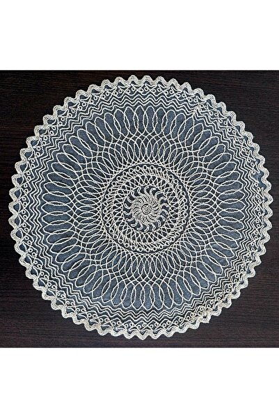 DİLEX Masa Örtüsü Supla Set Amerikan Servis Bej