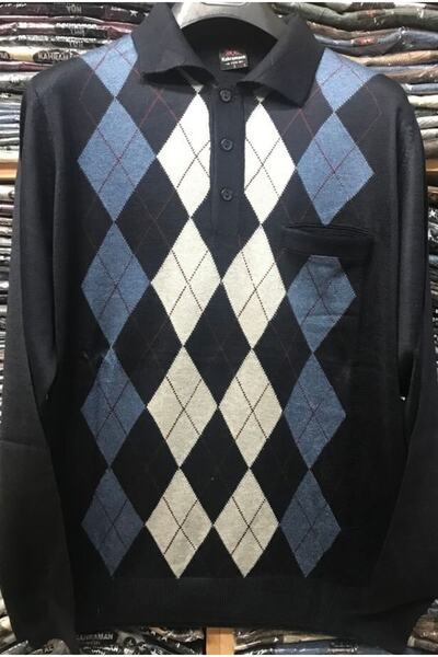 MODA Pulover cu nasturi din tricot fin Baba cu model