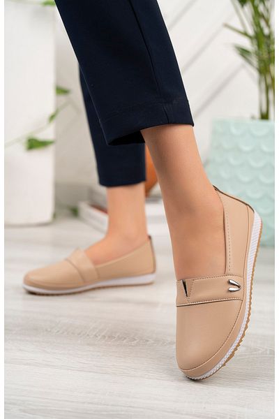 Moda Değirmeni Pantofi de damă casual cu cataramă Md1131-111-0004
