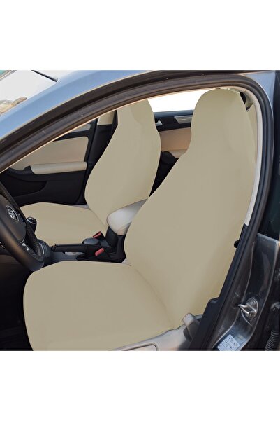 zifona Servis Kılıfı Oto Kılıf Pratik Kılıf Ön Arka Set Bej Renk
