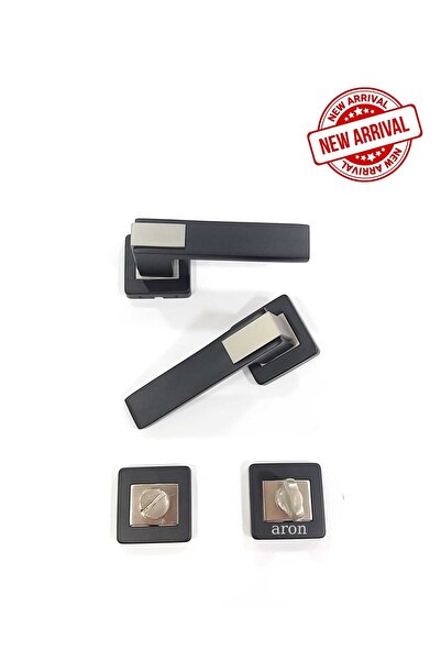 ARON Sofuoğlu Lüx Asude أسود مطفي - وردة مربعة من الساتان (الحمام - المرحاض) ...