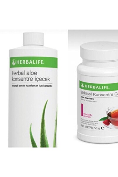 Herbalife Aloe Konsantre 473 Ml. + Ahududulu Küçük Çay 50g Set