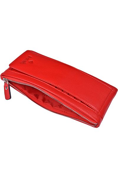 Eminsa Women's Red Genuine Leather Wallet