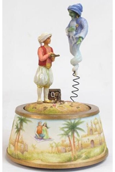 Veronese Serisi- Müzik Kutusu-Alaattin-16,5*10,5*10,5 Cm.– Dekoratif Obje ve Koleksiyonluk Model