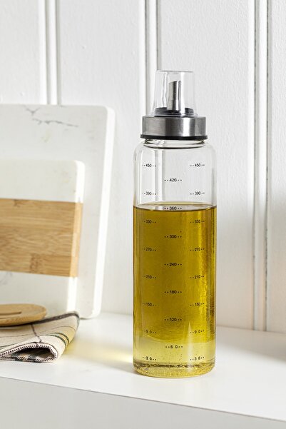 English Home Oyster Cam Saklama Yağdanlık 500 Ml Şeffaf