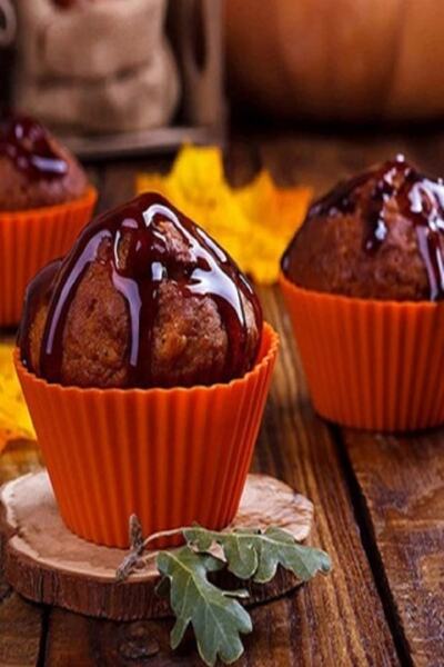 Bayev Colorful Silicone 6 Piece Cake and Muffin Mold