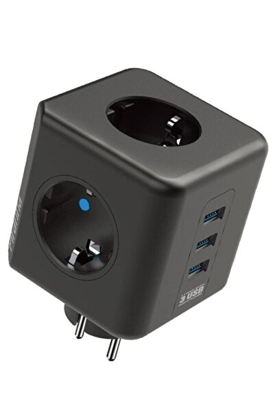 Fulltech Ftr-09 Termal Akım Korumalı 3x Usb 3'lü Duvar Tipi Elektronik Ürünle...