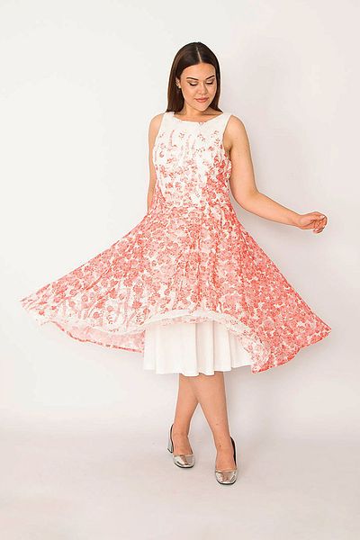 Şans Plus Size Dress - Multi-color - A-line