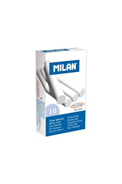 Milan Στρογγυλή κιμωλία 10 τεμάχια/σετ λευκού χρώματος