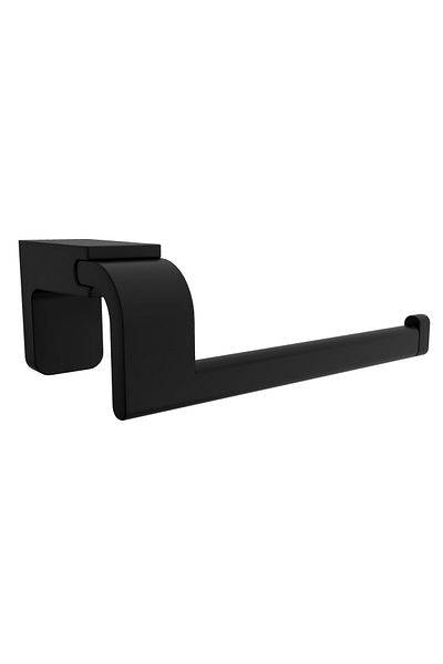 Zethome F 1 Series Stainless Wall Mounted Open Toilet Paper Holder Black