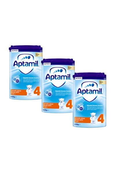 Aptamil 4 Çocuk Devam Sütü 800 G 1 Yaş+ Akıllı Kutu X 3 Adet
