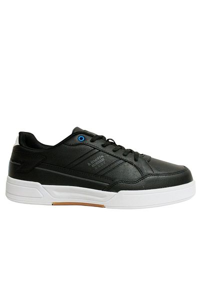 Kinetix Black Blue Sneakers Lace-Up Sports Shoes