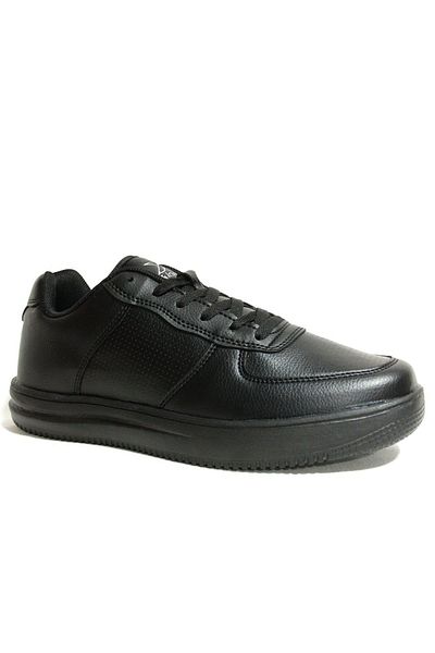 Kinetix Black Lace-Up Sneakers Sports Shoes