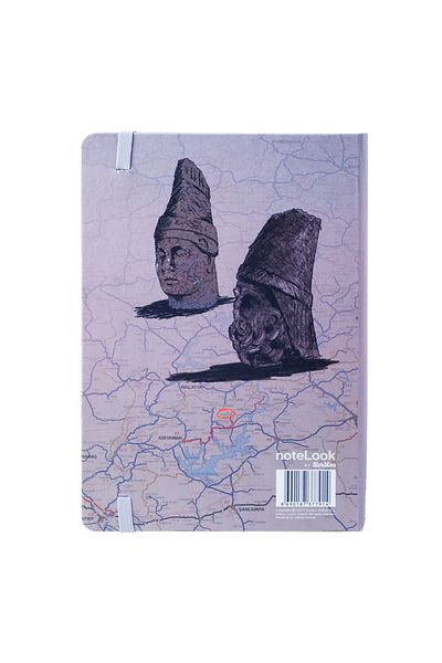 Scrikss Travel Around Turkey Nemrut Notelook A5 Unlined Notebook